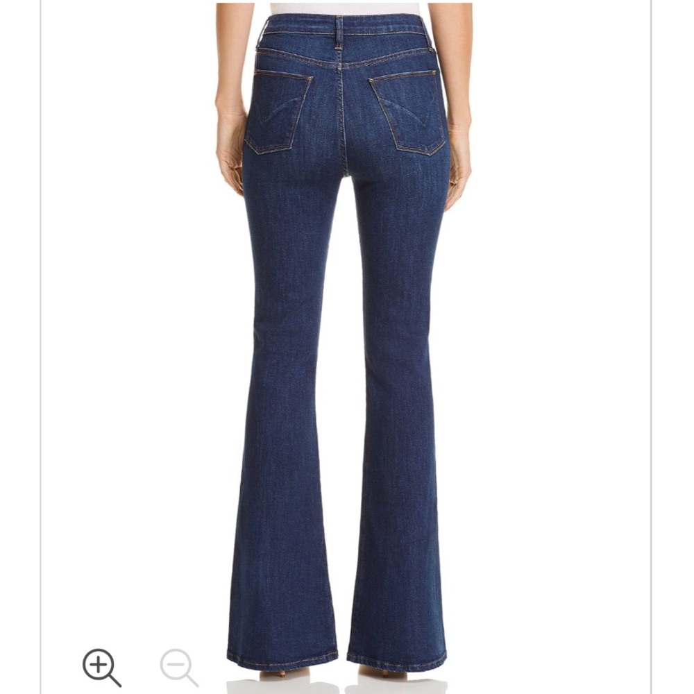 HUDSON EUC High Waist Dark Wash Flare Jeans